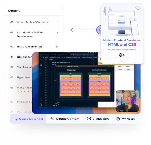Modern Frontend Developer: Building User Interfaces With HTML & CSS ...