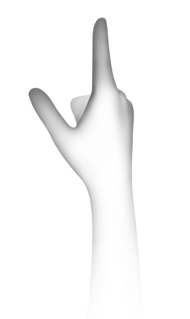 Single Finger Point Perspective